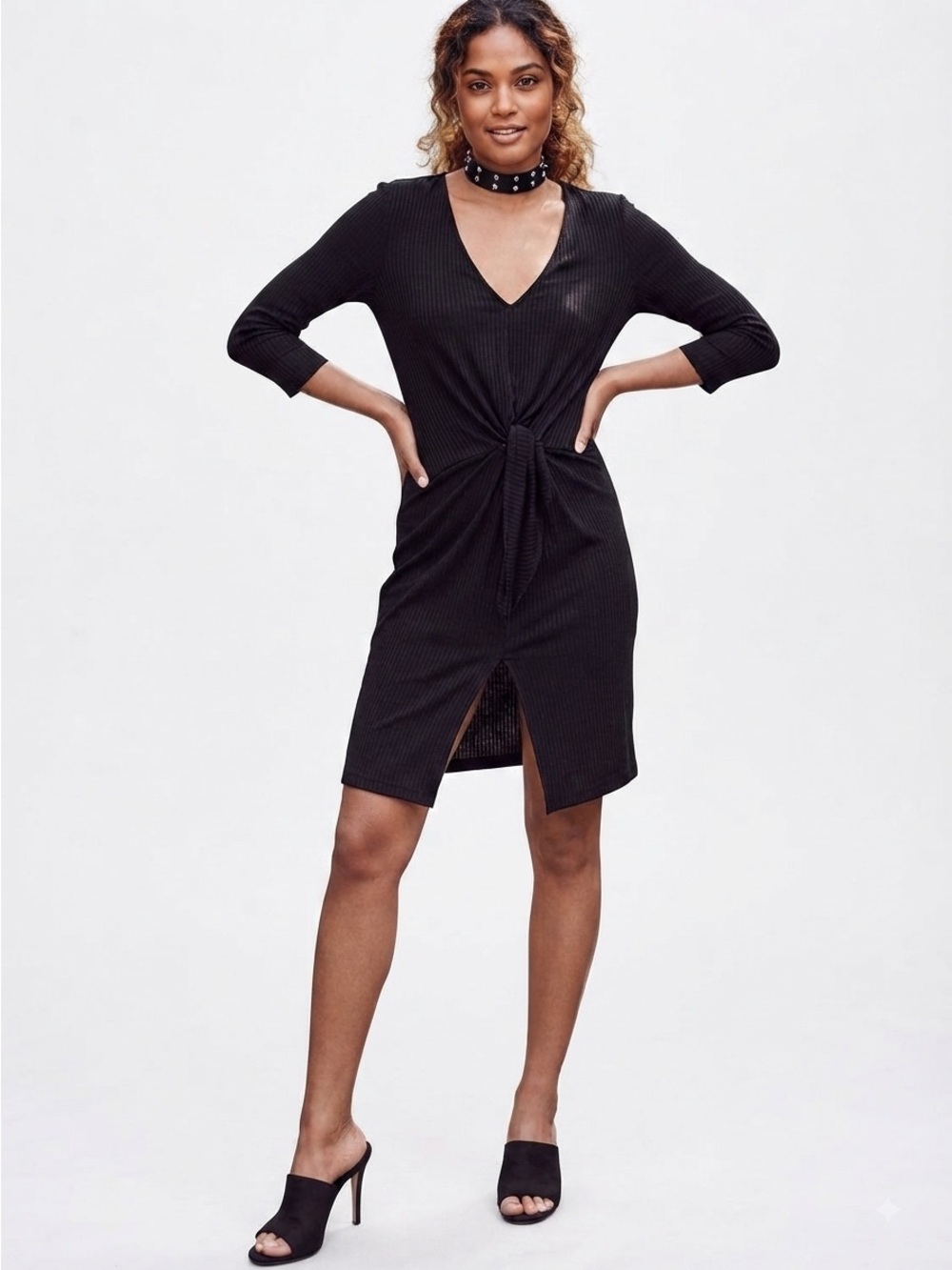 Free People Irene Twist Knit Dress